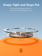 UGREEN MagFlow 10000mAh Qi2 25W MagSafe Power Bank Built-in Cable (Orange)