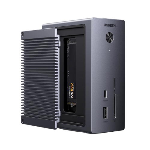UGREEN Revodok Pro 10-in-1 Docking Station (4K@60Hz, 10Gbps, 100W PD, M.2 SSD Expansion)