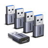 UGREEN USB to USB C Adapter 10Gbps 5 Pack for iPhone, iPad, MacBook, Galaxy