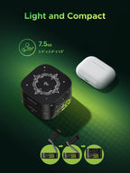 Compact and portable at just 7.5oz and 2.4×2.4×1.5 inches, the UGREEN MagFlow 2-in-1 Wireless Charger Genshin Impact Edition delivers Qi2 15W wireless charging with MagSafe compatible support and a secure magnetic hold.
