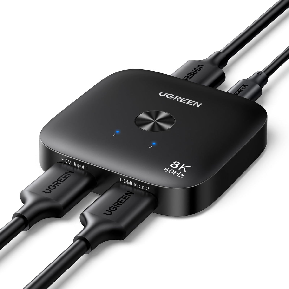 UGREEN HDMI 2.1 Switch 4K@120Hz 8K@60Hz HDMI Switcher 2 IN 1 Out