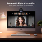 UGREEN 2K/30fps Webcam with Automatic Light Correction for PC/Laptop/Mac