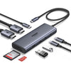 UGREEN Laptop Docking Station Dual Monitor, Dual 4K@60Hz 9-in-1 USB C Hub