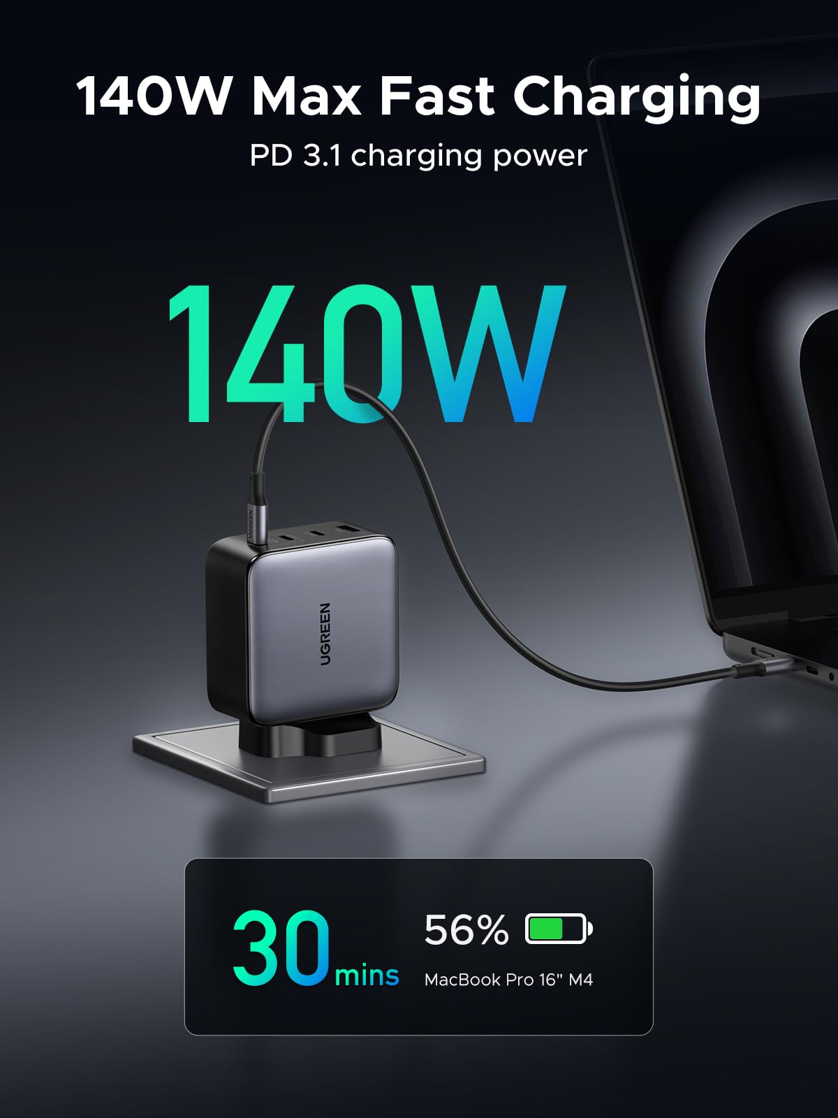 UGREEN Nexode 200W 4-Port GaN Fast Charger | UGREEN UK