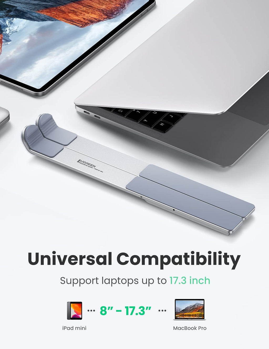 UGREEN Laptop Stand for Desk Adjustable, MacBook Stand