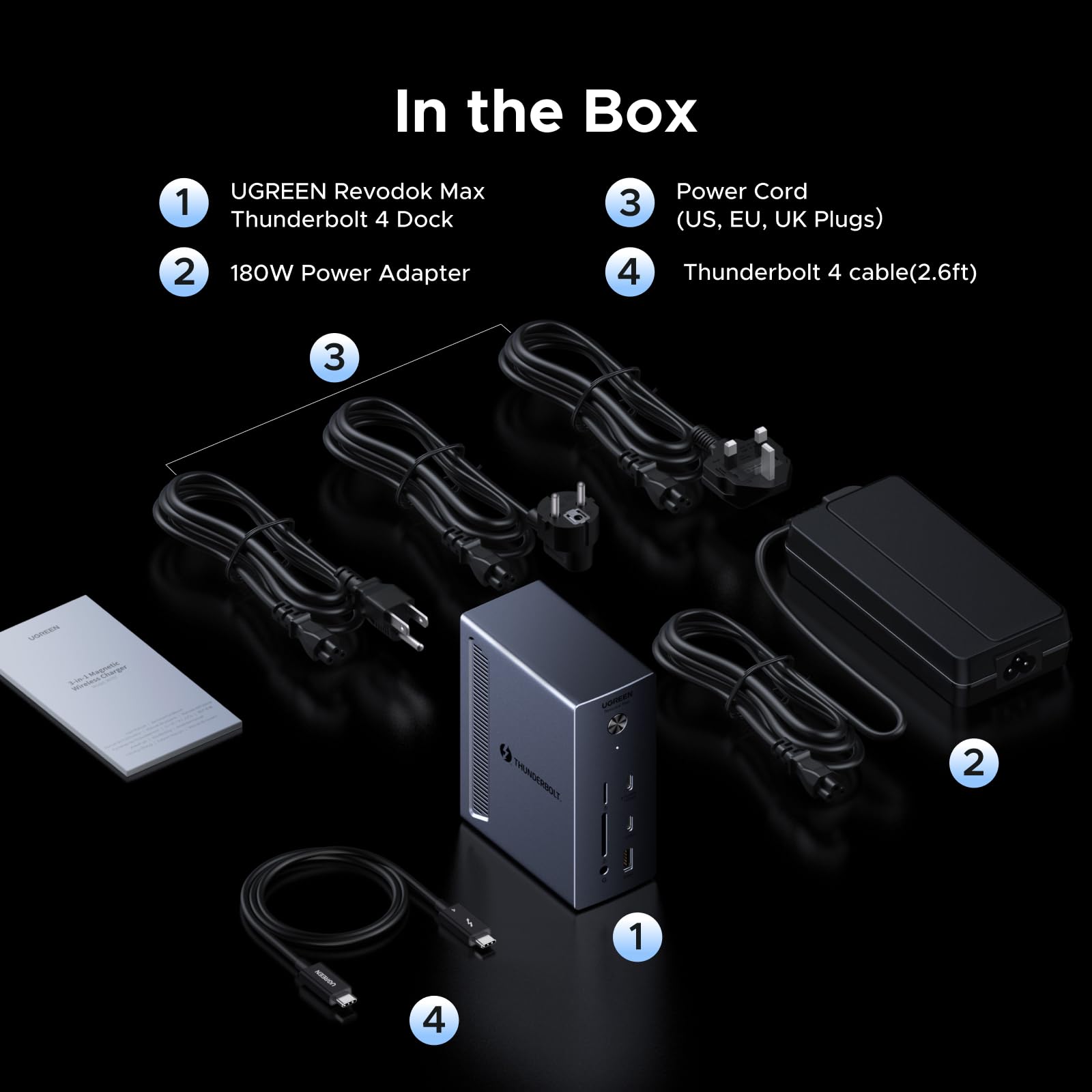 【開封済・未使用品】UGREEN Revodok Max 13-in-1 UGREEN Revodok Max 13-in-1 Thunderbolt 4 Docking Station | UGREEN UK