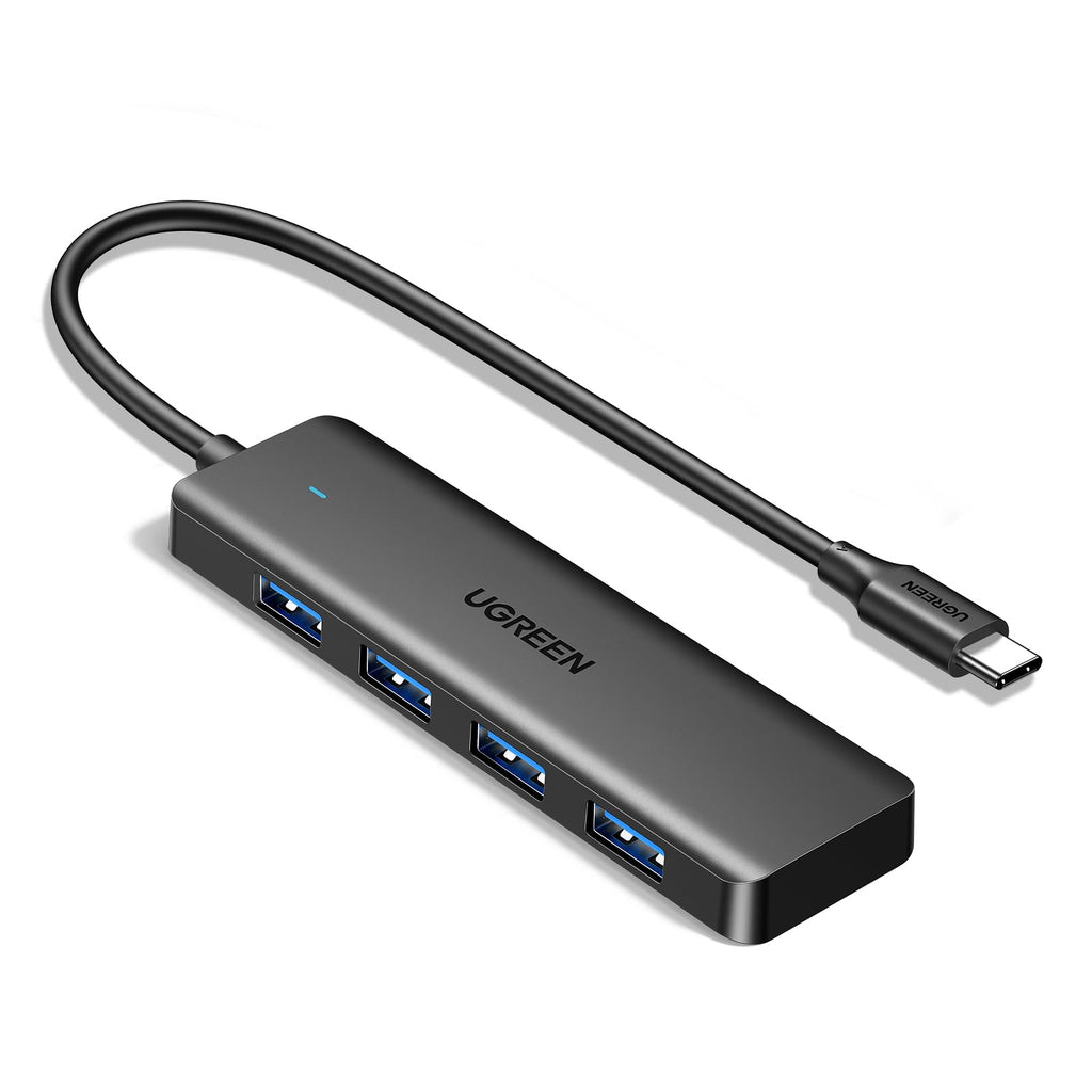 UGREEN USB C Hub, USB HUB 3.0 with 15CM Extension Cable, 4*USB-A Adapter