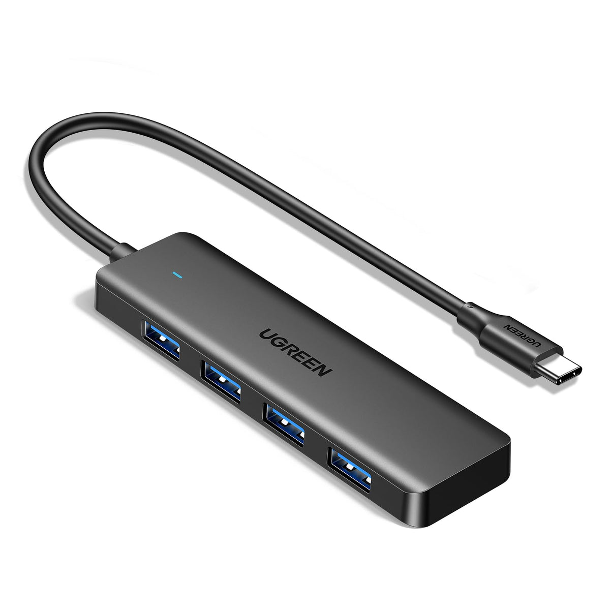 UGREEN USB C Hub, USB HUB 3.0 with 15CM Extension Cable, 4*USB-A Adapter