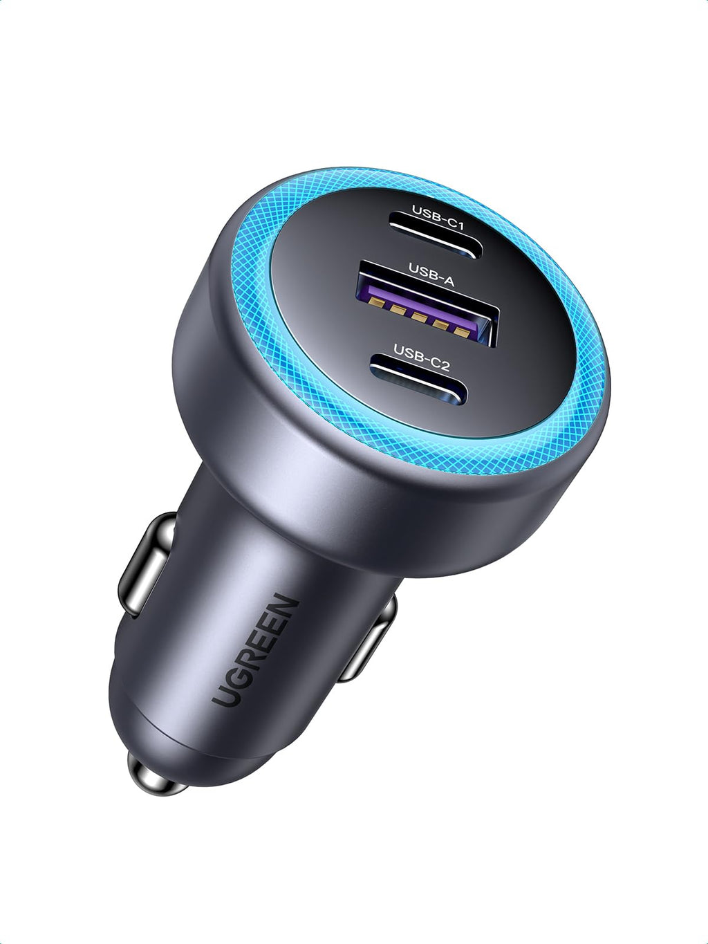 UGREEN 30W USB C Car Charger 3 Port PD Fast Charging Cigarette Lighter