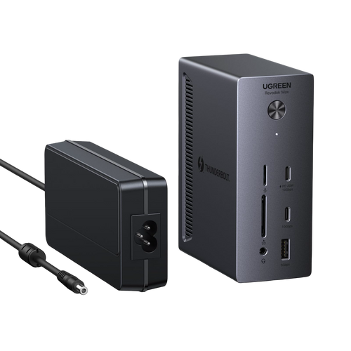 UGREEN Revodok Max 13-in-1 Thunderbolt 4 Docking Station (40Gbps, Single 8K / Dual 4K@60Hz, 96W Charging)