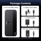 UGREEN 2 in 7 USB C Switch, 10Gbps USB 3.2 Switcher, 2PC Share