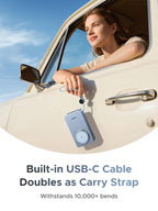 UGREEN MagFlow 20000mAh 100W Qi2 25W Wireless Power Bank Built-in Cable