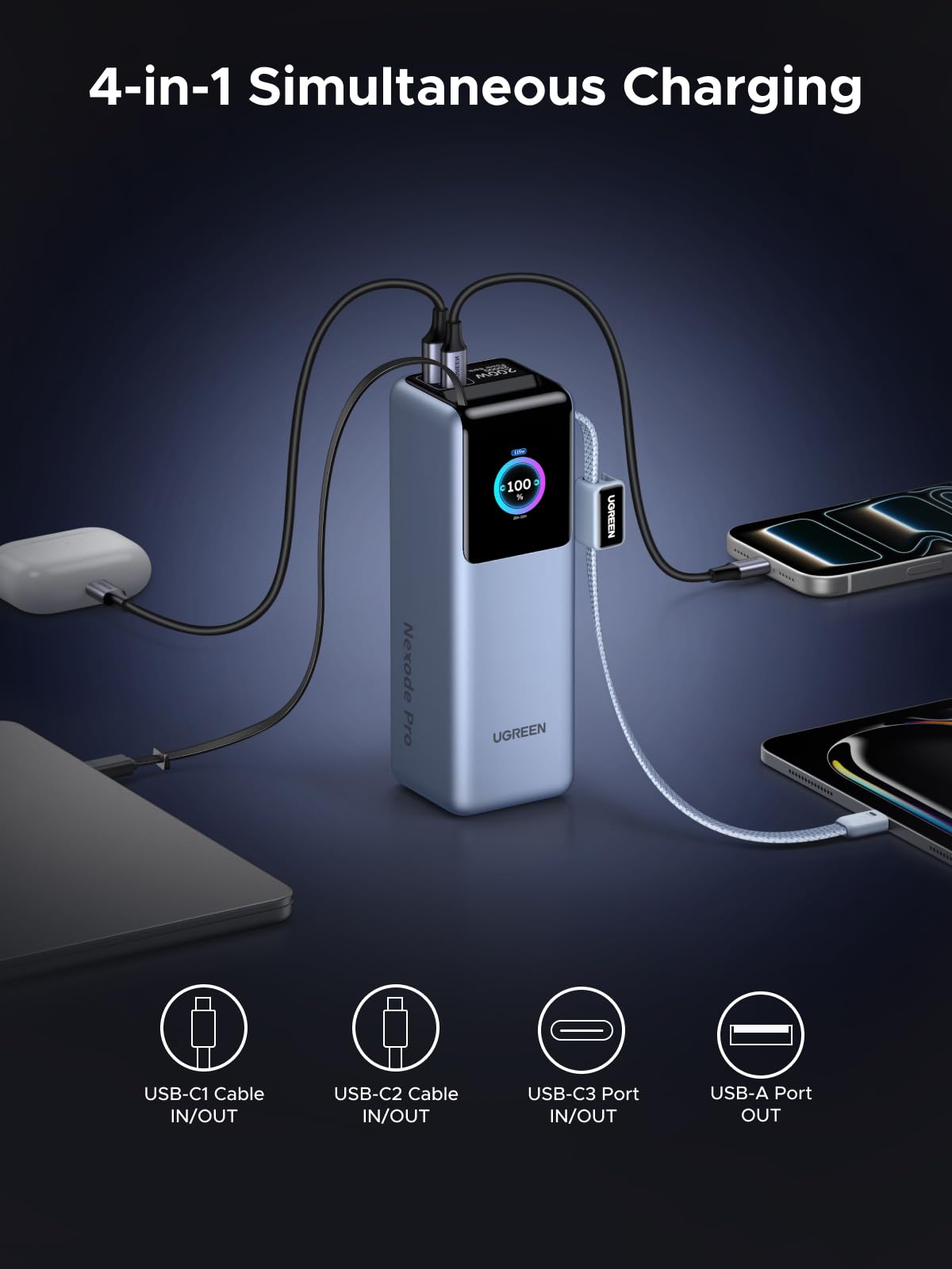 UGREEN Nexode 25,000mAh Laptop Power Bank | UGREEN UK