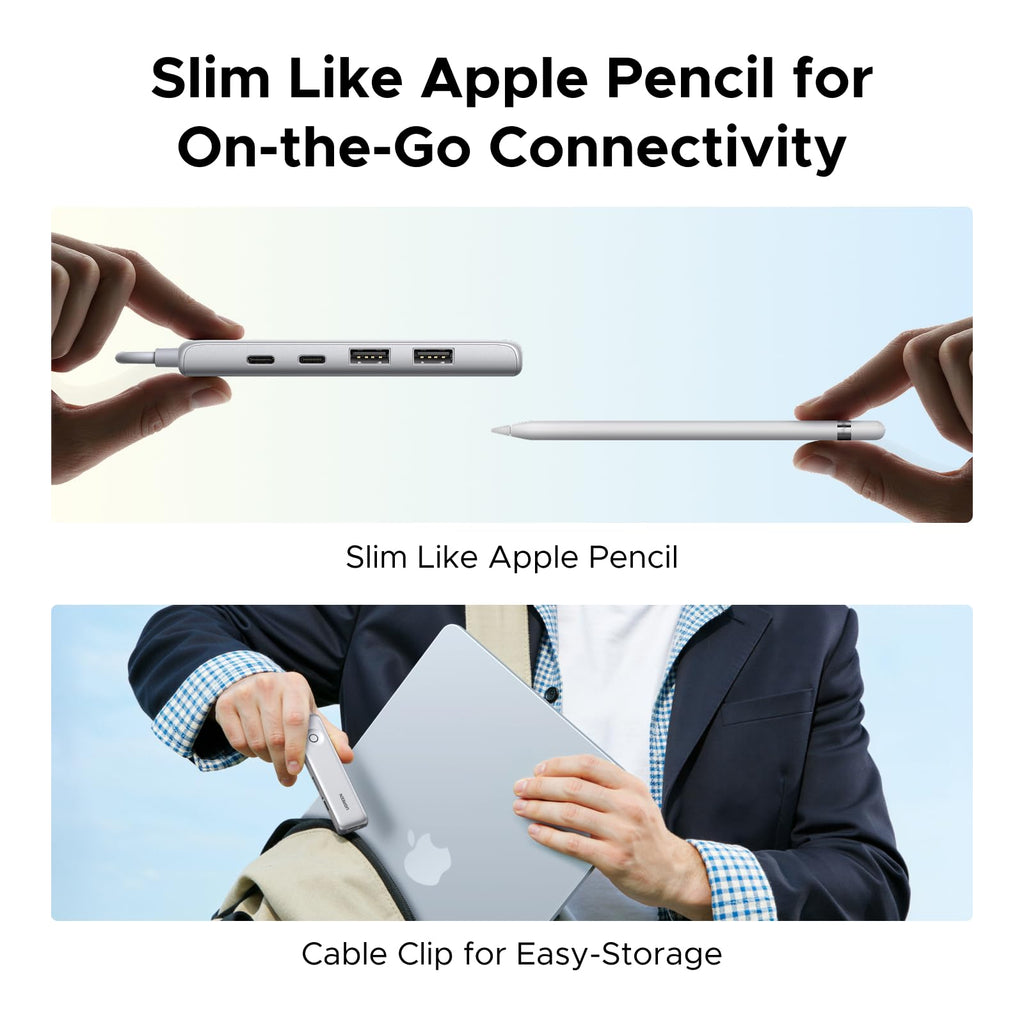 UGREEN USB C Hub, 5-in-1 4K@60Hz 10Gbps USB-C Data Ports 100W PD USB Hub
