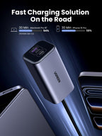 UGREEN 150W USB C Car Charger PD140W 4 Port Cigarette Lighter Fast Adapter