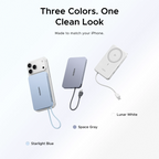 UGREEN MagFlow Air Magnetic Power Bank (10000mAh, Qi2 15W)