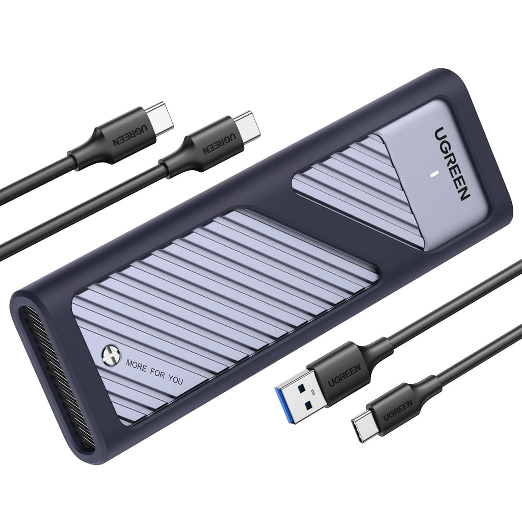 UGREEN M.2 NVMe Enclosure, Upgrade Heat Dissipation, 10Gbps, Aluminum