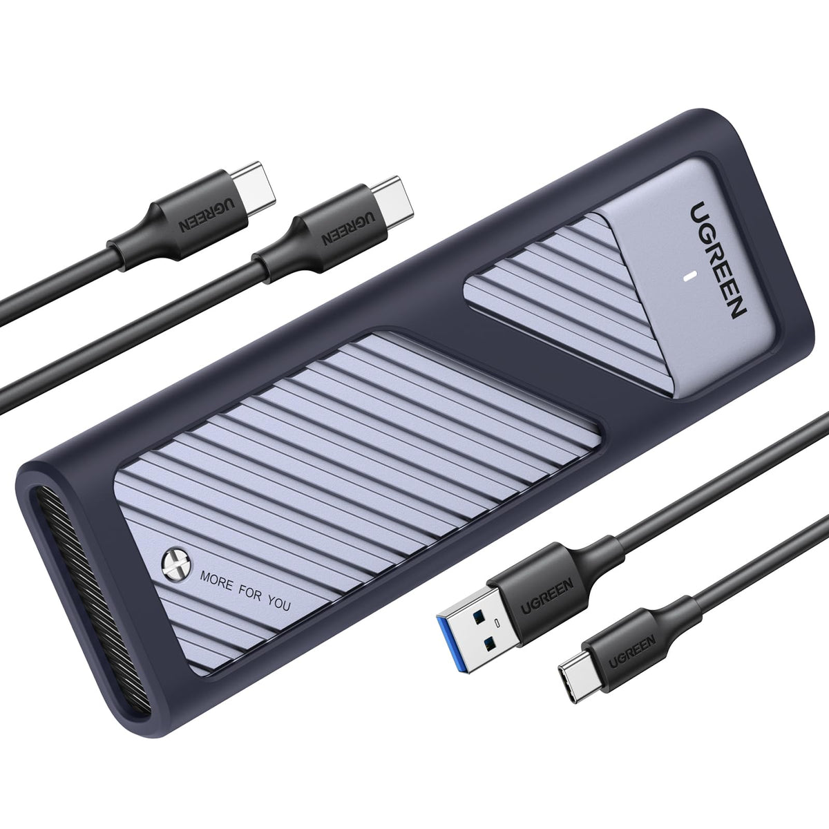 UGREEN M.2 NVMe Enclosure, Upgrade Heat Dissipation, 10Gbps, Aluminum
