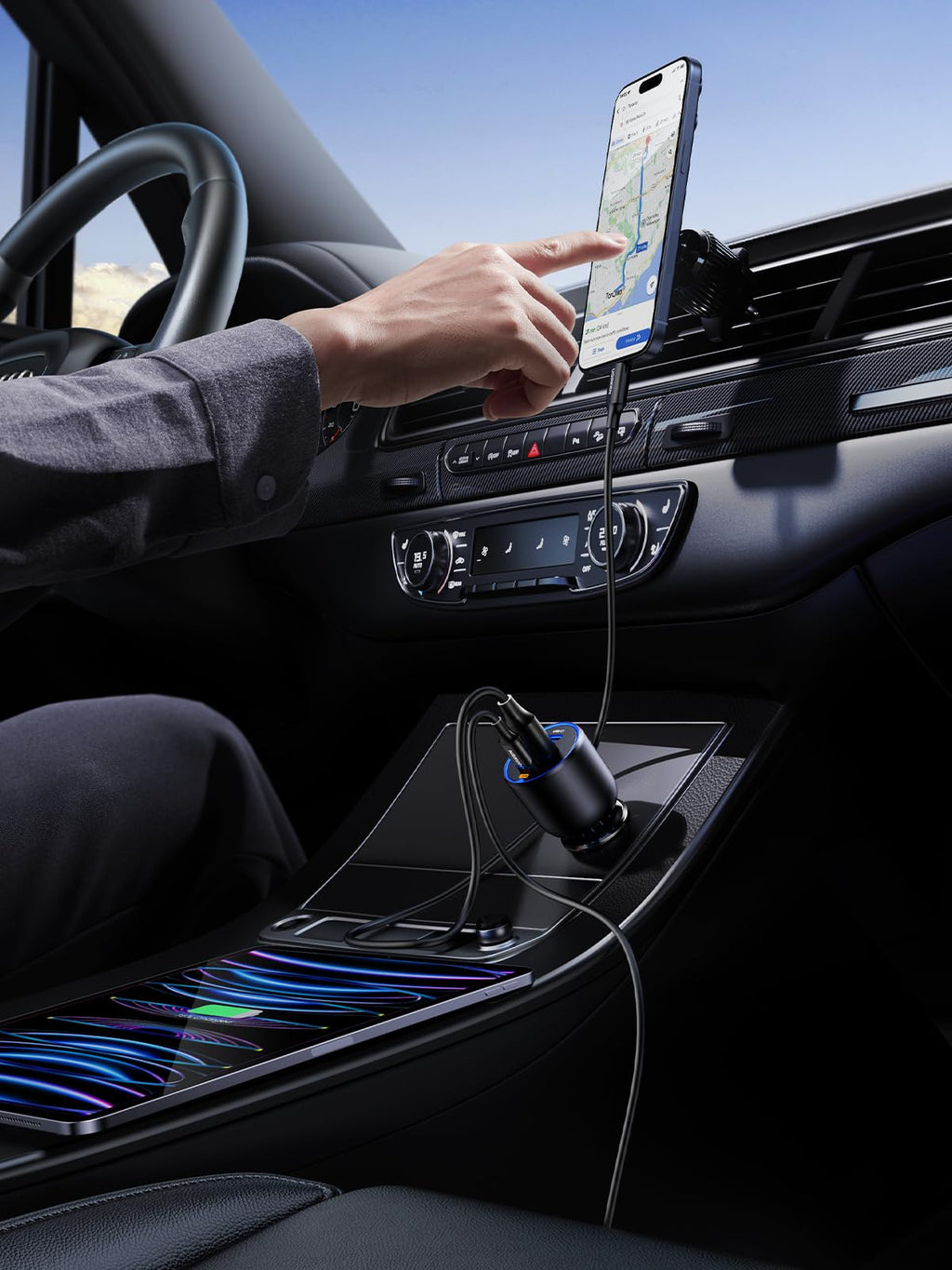 UGREEN 130W Car Charger USB C Fast Charger PD3.0 QC4.0 PPS Fast Charging