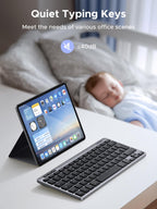 UGREEN Wireless Keyboard, Bluetooth 5.3&2.4GHz Dual Mode with UK Layout