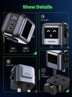 UGREEN Nexode RG 65W GaN Charger | UGREEN UK