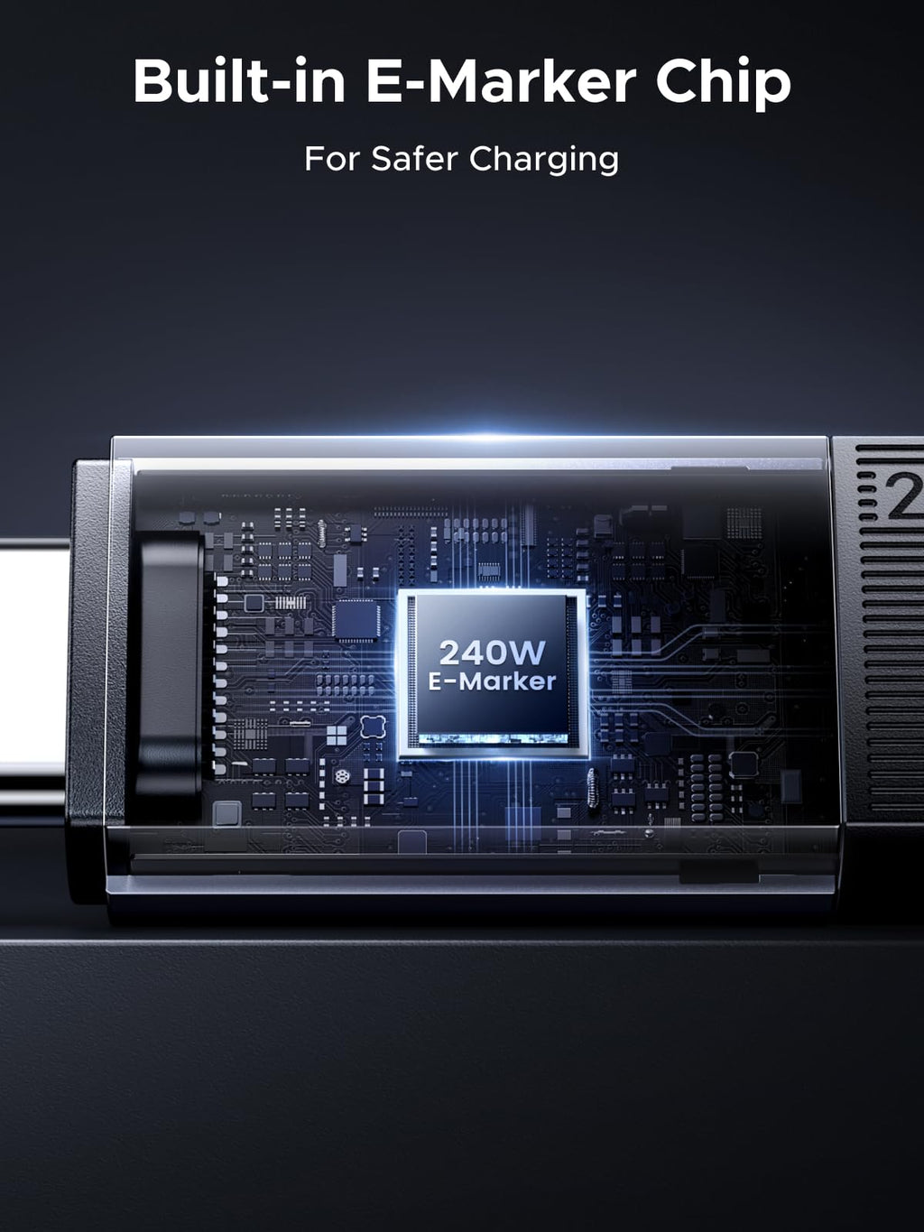 UGREEN USB C to USB-C 3.2 Gen2 Cable 240W Fast Charging, 2M