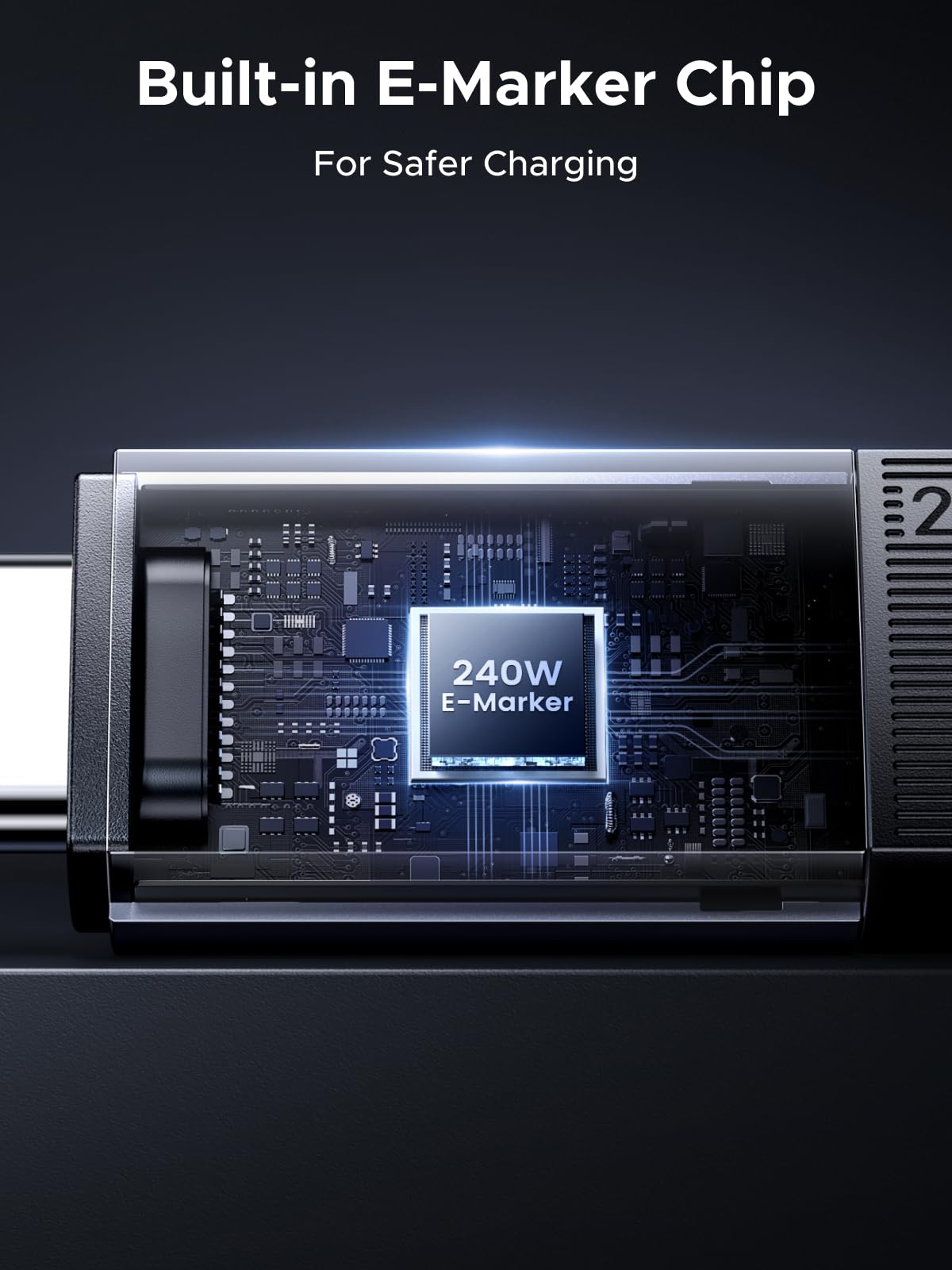 UGREEN USB C to USB-C 3.2 Gen2 Cable 240W Fast Charging, 2M