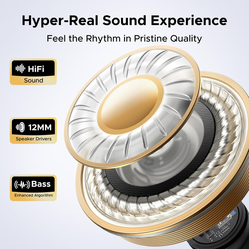 UGREEN ClipBuds Open Ear Headphone Bluetooth 6.0 Clip-on Earphone