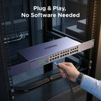 UGREEN 24 Port Gigabit Rack-Mount Network Switch