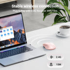 UGREEN Wireless Mouse, 40dB Silent Computer Mouse, Ultra-long Battery Life