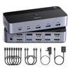 UGREEN HDMI KVM Switch 2 Monitors 2 Computers Support 8K@60Hz 4K@120Hz