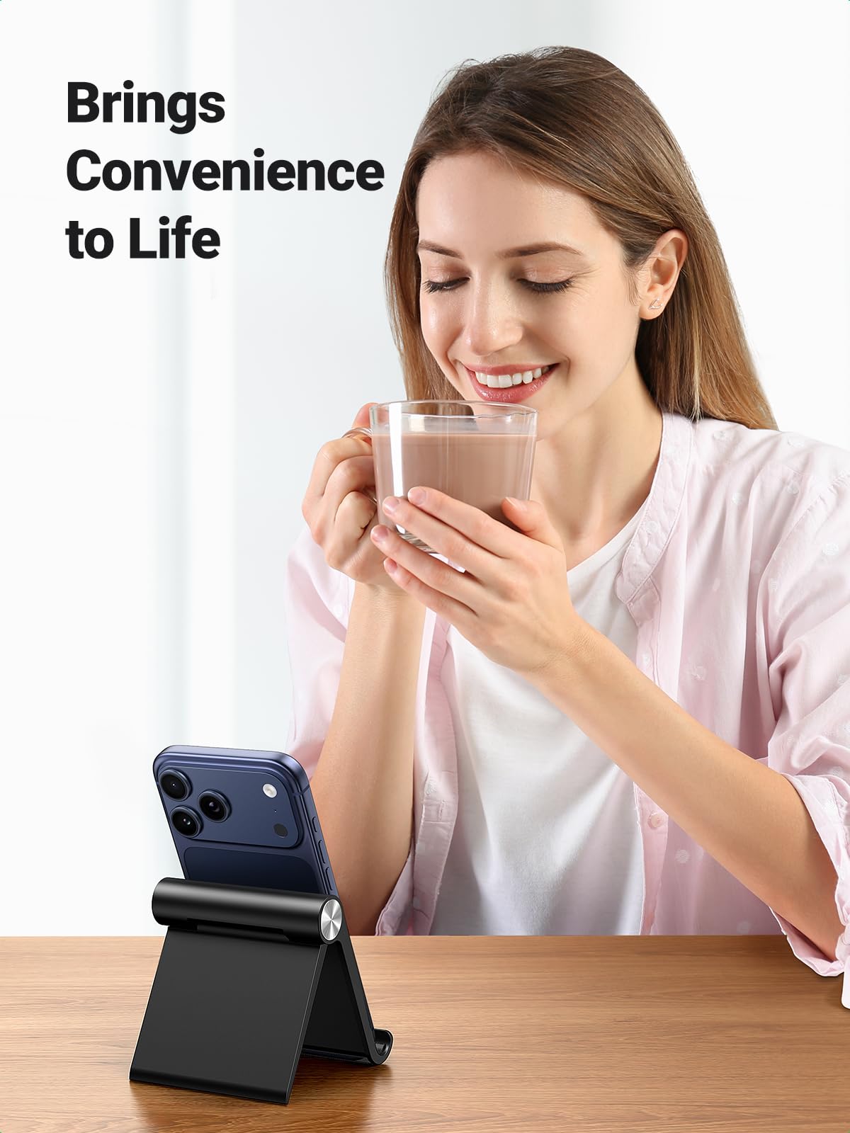UGREEN Phone Stand for Desk Mobile Phone Holder Portable Travel Mount
