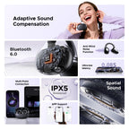 UGREEN ClipBuds Pro Open Ear Earbuds Bluetooth Clip-on Earphone