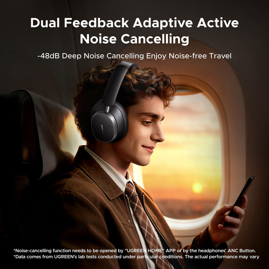 UGREEN Studio Pro Wireless Hybrid Active Noise Cancelling Headphones