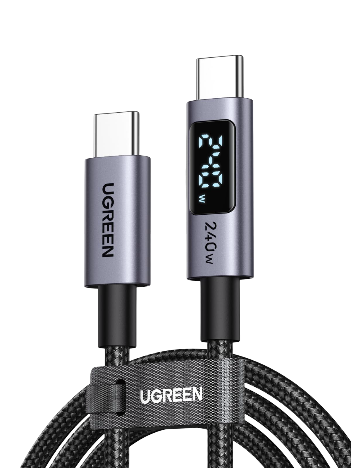 240W USB C to USB C Cable Digital Display PD 3.1 Type C to C Fast Charging Cable Compatible MacBook Pro M4 Air iPad Pro 2025 HP EliteBook iPhone Air 17 16 Galaxy S25 2M