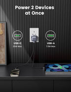 UGREEN Nexode 35W 2-Port Charger with Foldable Plug