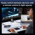 UGREEN 2 in 7 USB C Switch, 10Gbps USB 3.2 Switcher, 2PC Share