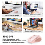 UGREEN Wireless Mouse, 40dB Silent Computer Mouse, Ultra-long Battery Life