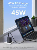 UGREEN 45W USB C Charger 3 Port Fast Wall Charger Plug Multi Adapter
