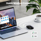 UGREEN Wireless Mouse, 40dB Silent Computer Mouse, Ultra-long Battery Life