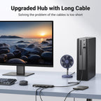 UGREEN USB Hub 3.0 with 60CM Extended Cable, 4 Ports Slim USB Splitter