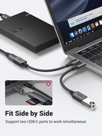 UGREEN 10Gbps USB C to USB Adaptor for iPhone, iPad, MacBook, Galaxy Black