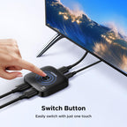 UGREEN HDMI 2.1 Switch 4K@120Hz 8K@60Hz HDMI Switcher 2 IN 1 Out