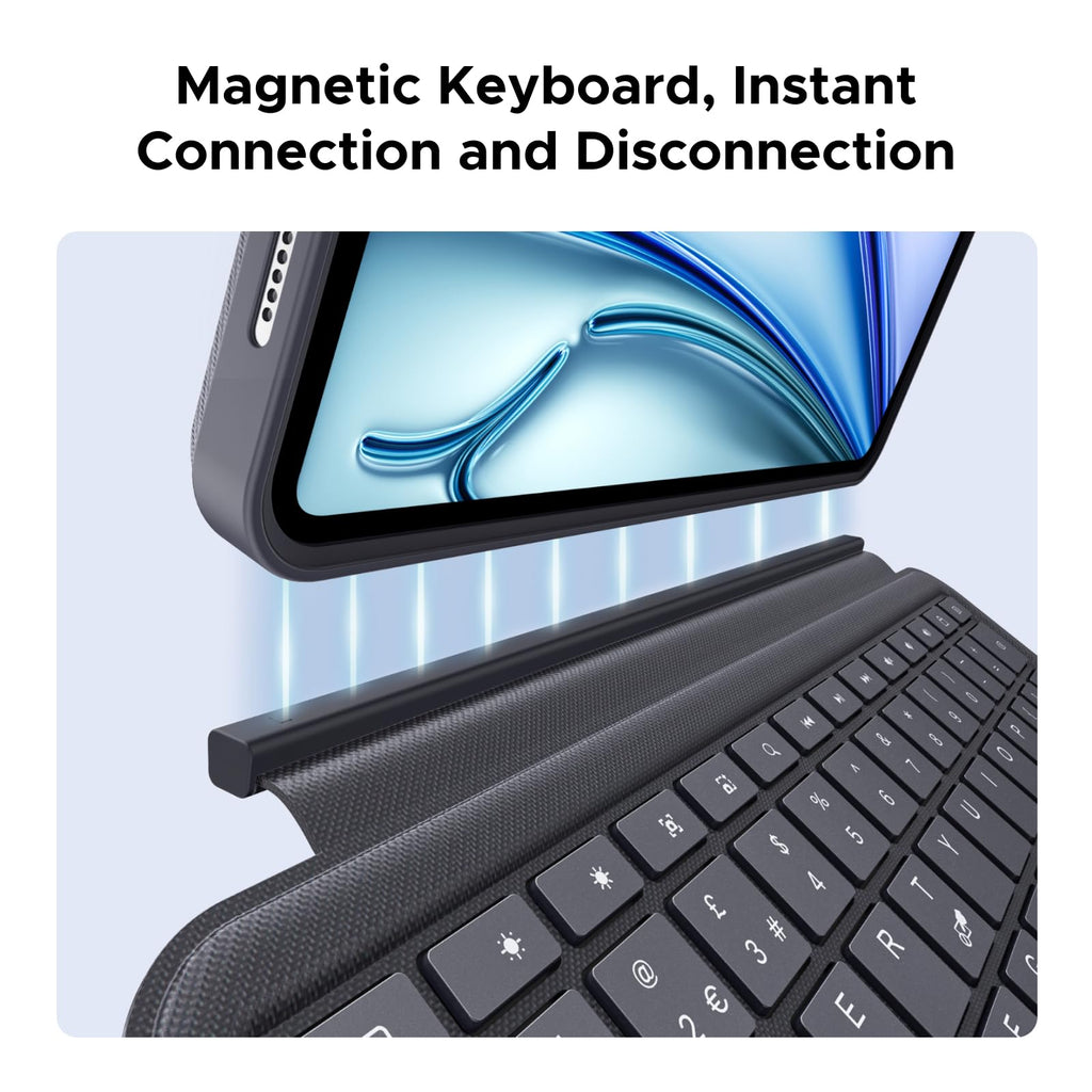 UGREEN Tablet Keyboard for iPad, Bluetooth Keyboard Case with UK Layout