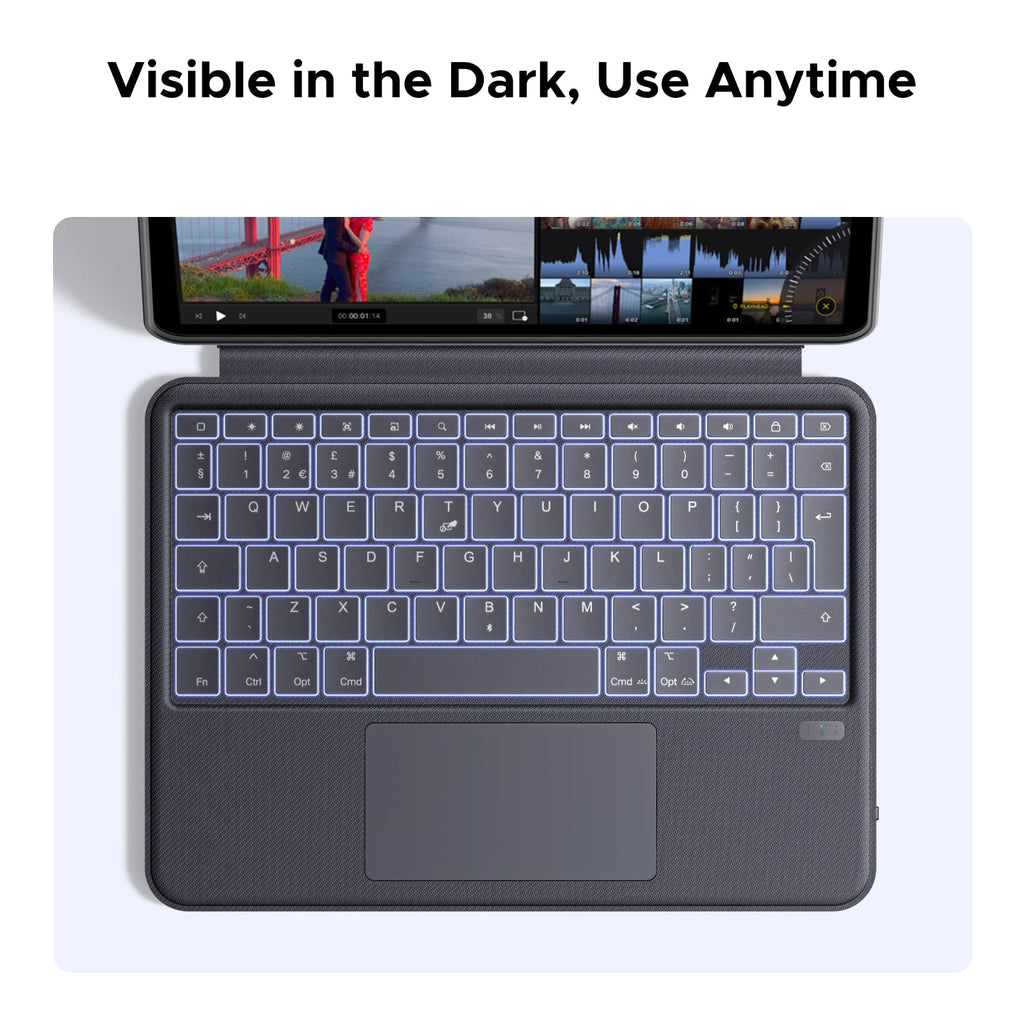 UGREEN Tablet Keyboard for iPad, Bluetooth Keyboard Case with UK Layout