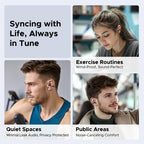 UGREEN ClipBuds Open Ear Headphone Bluetooth 6.0 Clip-on Earphone