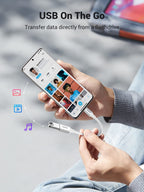 UGREEN 10Gbps USB C to USB Adaptor for iPhone, iPad, MacBook, Galaxy Silver