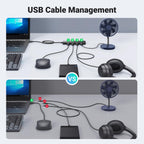 UGREEN USB C Hub, USB HUB 3.0 with 60CM Extension Cable, 4*USB-A Adapter