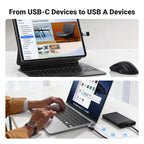 UGREEN USB to USB C Adapter 10Gbps for iPhone, iPad, MacBook, Galaxy 2 Pack