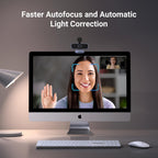 UGREEN 2K Webcam with Microphone, Dual Stereo Mics, Low Light Correction, Web Cam with Privacy Cover, Plug & Play, Camera for PC, Mac, Laptop, Zoom, Skype, Streaming, Video Calling & Conferences